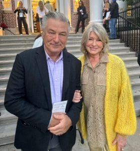 Here I am with actor Alec Baldwin, who was there as Chairman Emeritus promoting the Festival's SummerDocs series.