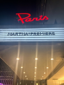 My documentary also premiered at the Paris Theater. Many colleagues and friends attended this showing in New York City.