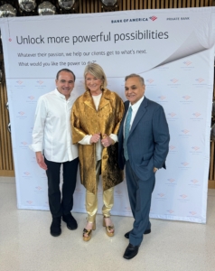 Here I am with Chef Jean-Georges and Lee Schrager.