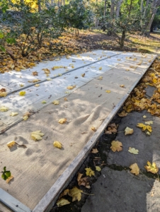 Covering these pits also makes them easier to maintain. Any snow or debris that falls can be brushed to the side before accessing the units below.