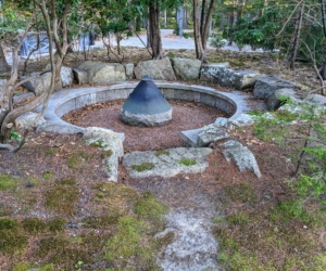 This is my Counsel Circle and fire pit – a wonderful place to gather for evening chats and maybe even a ghost story or two.