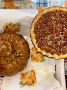 Abby also made this pecan pie.