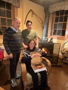 William McCormack is a member of my security team at the farm. Here he is with his family, Will and Diana.