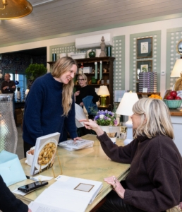 And I always enjoy talking with guests – it’s a great way for me to meet people and to hear lovely stories of how my books have inspired them over the years. This is Molly Levine, owner of Westerly Canteen, described as a "sort of" restaurant uniquely housed in a 1971 airstream in the Hudson Valley. (Photo by Guisela Photo)