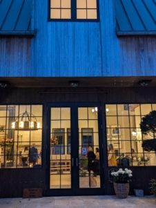 I held the book signing in this beautiful barn in the Cos Cob section of nearby Greenwich, Connecticut. It opened just few months ago.