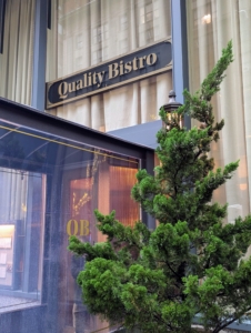 Following an all-employee meeting, our company held a lovely luncheon at Quality Bistro, a brasserie serving contemporary takes on French classics.