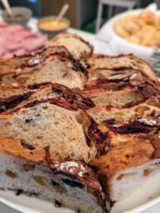 I got the Panettone from Fatto a Mano, an artisanal Italian micro-bakery in Westport, Connecticut.