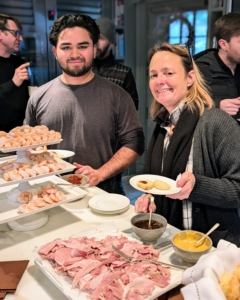 Here's Jimmy Oliveros from my farm team and my director of events and podcast producer Heather Kirkland.