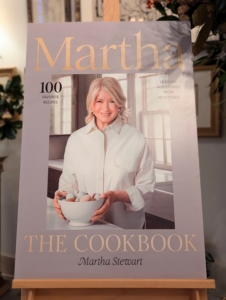 MARTHA, THE COOKBOOK: 100 FAVORITE RECIPES WITH LESSONS AND STORIES FROM MY KITCHEN makes a wonderful addition to any kitchen library. I am so excited about this publication. If you haven't already, order your copy today - it will quickly become one of your favorite culinary sources.