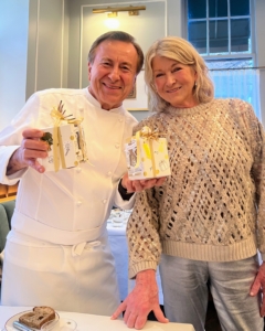 Here I am with Executive Chef Daniel Boulud – it was so nice to see him and to have him recommend some of his favorite dishes.