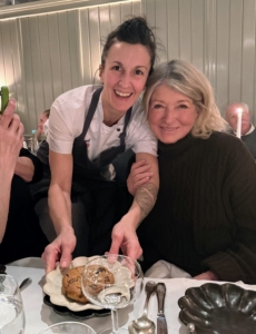 Here I am with Chef Marie-Aude Rose, a celebrated and most passionate Parisian chef who started cooking as a little girl with her grandparents on the French countryside.