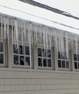 For now, it's cold and icy everywhere. These icicles are hanging over the windows to my studio. This weekend is expected to bring warmer weather and maybe lots of melting.