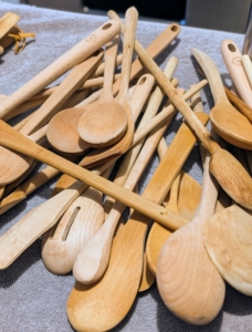 And what about all the wooden spoons and spatulas? Which ones are the most important?