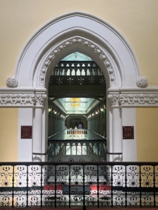 The Taj is an architectural landmark. Here, Kevin captured one of the many arched entrances to the interior balcony.