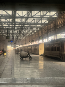 And here is an empty platform. Mumbai, which was known as Bombay until 1995, is the financial capital and the most populous city proper of India with an estimated population of 12.5 million. It is also considered one of the largest financial, commercial and entertainment regions of South Asia - rich in culture and history. If you haven't been, consider a trip to India and Mumbai. There is so much to see. Thanks for the photos, Kevin.