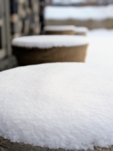 This snow was quite light and fluffy. This type of snow is caused by colder temperatures leading to less moisture in the air.