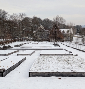 And here is my half-acre vegetable garden now in slumber.