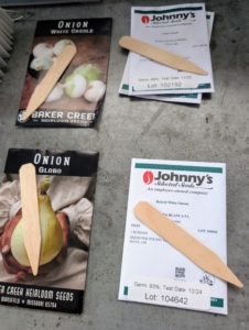 Many of the seeds are from my favorite companies such as Baker Creek Heirloom Seed Company and Johnny's Selected Seeds.