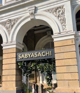 Designer Sabyasachi Mukherjee's flagship store is his biggest yet - four floors and more than 25-thousand square feet housing an extravagant collection of clothing, accessories, and jewelry.