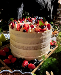 Beautifully decorated cakes lined the tables - there was enough for everyone to have seconds and even thirds.