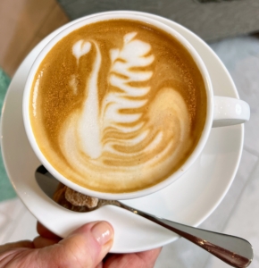 And one can't leave without a delicious cup of cappuccino! We have a great team at The Bedford. If you haven’t yet come over for a visit, please make reservations – you’ll have a great time! And hopefully, I'll see you there!