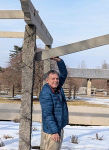 Last week was phase one of the project. Here's Fernando Ferrari, who has worked with me for more than 30-years. He saw the original pergola go up. Now he is helping to take it down, one board at a time.