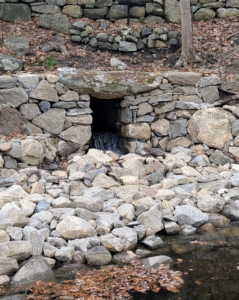 And stones around the culvert were also assessed and modified where needed for controlled water flow entering from other sources.