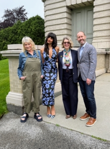 And here I am after the podcast with Jameela, Jennifer, and Will. It was an excellent show and a very informative and interesting conversation.