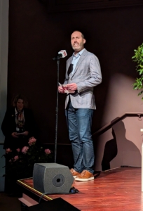 iHeart's Podcast Network Chief Operating Officer, Will Pearson, welcomed all the guests to the event and began introductions.
