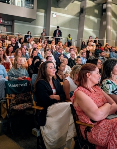Our event was held near one of the New York Botanical Garden's entrances in the Arthur and Janet Ross Gallery and Lecture Hall, where many of NYBG’s lectures, meetings and presentations are held. This Hall seats 430. We invited friends, colleagues, media influencers, and gardening enthusiasts.