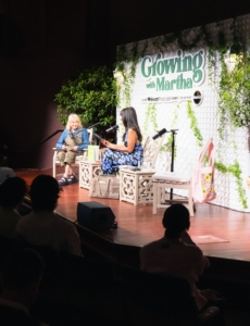 It was a most interesting discussion about her background and career. Jameela is very funny, even a little bit raunchy on air, but the audience laughed through the hour - you must listen to this podcast. It will leave you laughing as well. (Photo provided by NYBG)