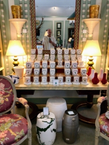 Andrew Ritchie took many photos of the displays around the shop. Everything was so beautifully presented including these scented candles.