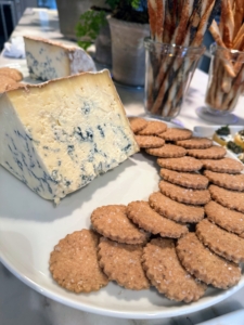 We also ate bits of this Stilton cheese. Stilton is an English blue cheese, which has Penicillium roqueforti added to create the characteristic smell and taste. And believe me, this cheese is utterly fantastic with my Brown-Butter Shortbread Cookies, also in MARTHA: THE COOKBOOK.