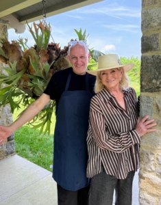 And here I am with Chef Pierre Schaedelin from PS Tailored Events. Pierre and I have collaborated on so many menus over the years.