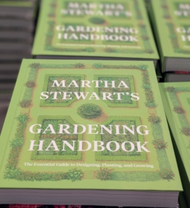 MARTHA STEWART'S GARDENING HANDBOOK is a comprehensive guide to designing and cultivating a flourishing garden. If you don't already have a copy, I encourage you to buy one. It's filled with ideas, inspirations and all sorts of tips for understanding your plant zone, choosing, planting and maintaining all kinds of plants, watering and feeding, and so much more.