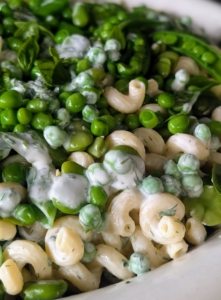 This salad was also such a big hit. I am always so happy to serve dishes made with the fresh vegetables I grow in the gardens. If you're unfamiliar with them, fava beans, also called broad beans, are legumes with a buttery and nutty tase. I grow them every year.