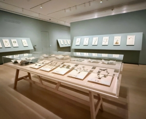 The portfolio shows Hilma's connection to nature in everything from sunflowers to tulips and insects, and even the foliage of trees. She shows many of the elements still observed in nature today. In fact, I grow many of the flowers and trees seen in these pieces.