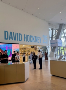 David's exhibit fills the entire building in what is his biggest presentation to date. The display includes works borrowed from institutions all over the world, including London, Oslo, Düsseldorf, Milan, Dallas and Melbourne, as well as works from David's own collection.