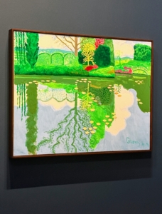 This is called David Hockney, Giverny by DH, 2023.