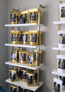 The Delighted Pets boutique includes all-natural, American made treats. These Delightful Bites come in several flavors and treat sizes.