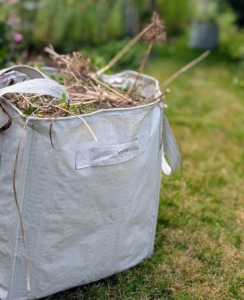 And, right by his side is my Multi-Purpose Reusable Heavy Duty Tote Bag - it’s so useful for carrying weeds, but also for organizing, and storing so many things indoors and out.