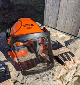 And don't forget safety equipment whenever working with sharp tools. All my STIHL tools and supplies keep my team ready to take on any task at any time. Thanks, STIHL.
