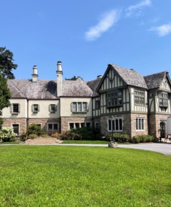 The home was originally built in 1918 for New York Governor Herbert H. Lehman. The historic Tudor-style estate was meant to be both a private residence and a country retreat.