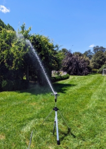 It takes a lot of close monitoring to stay on top of our watering tasks this time of year. We've had sporadic showers and thunderstorms, but sometimes they're just not enough to keep all the gardens well irrigated.