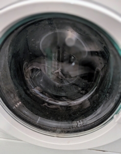 Speed Queen’s Pet Plus cycles are specially designed for removing hair from fabrics. It may run a little longer, but it gets the job done.