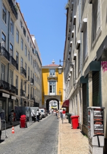 Matt and his sons stayed at the Residentas Arco do Bandeira in Lisbon with beautiful rooms and views of the city.