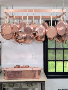 Above are many of my regularly used pots. I like to keep a lot of my pots hanging on a rack where they are easy to reach.