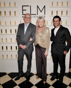 More than 150 influencers, press, and friends of the brand attended. Here I am with Dhaval and John Demsey. (Photo by Madison McGaw/BFA)