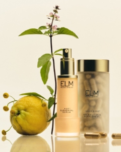 I am thrilled to share my new Elm Biosciences products with you. I've been taking the Inner Dose supplements and using the A3O serum every day and my skin has responded so beautifully. You really need to try them! Both are available to order right now!