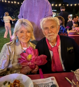 And here I am with the honoree, Marco, who with his innovative ideas, creative vision, dedication and determination, inspires the thousands who visit Wave Hill every year. It was a beautiful event and evening on the grounds of this world-renowned public garden.